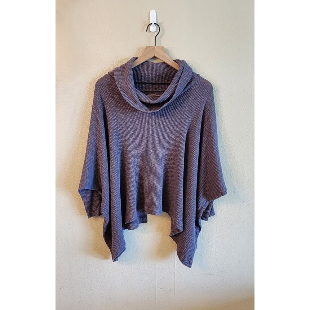 Free People Cowlneck Sweater with Open Back Size Large Women's Top